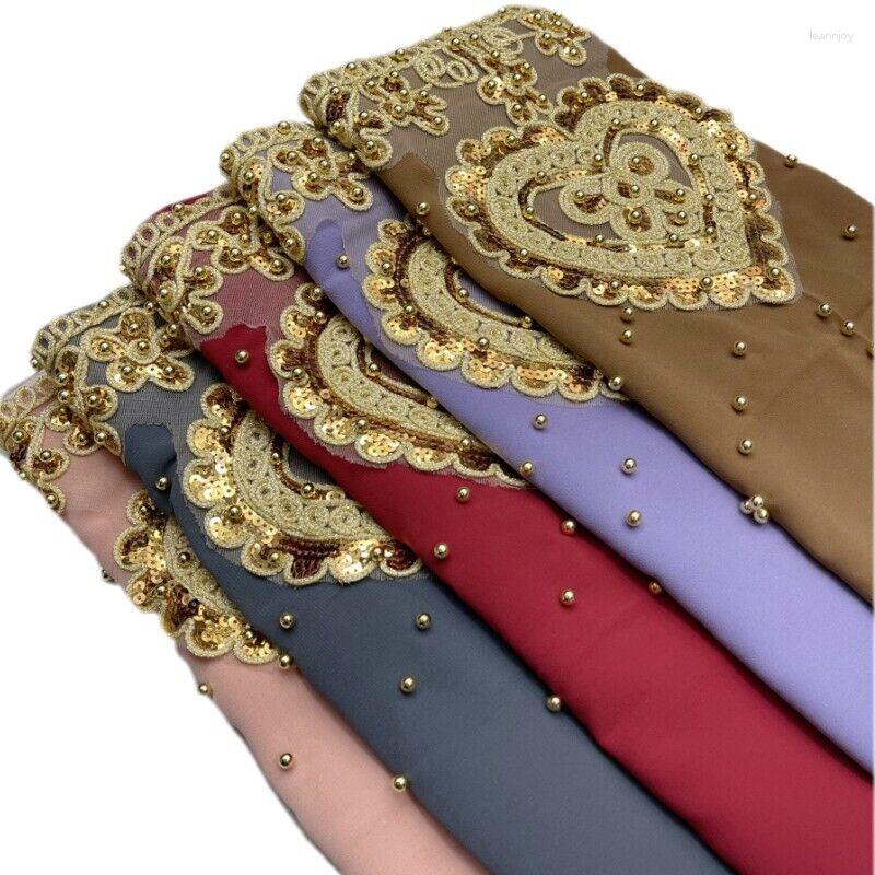 Ethnic Clothing Fashion Malaysia Headscarves Turban Beaded Scarf Luxury Chiffon Shawls Muslim Women Hijab Islam Wraps Headbands Turkish
Ethnic Clothing Fashion Malaysia Headscarves Turban Beaded Scarf Luxury Chiffon Shawls Muslim Women Hijab Islam Wraps Headbands Turkish