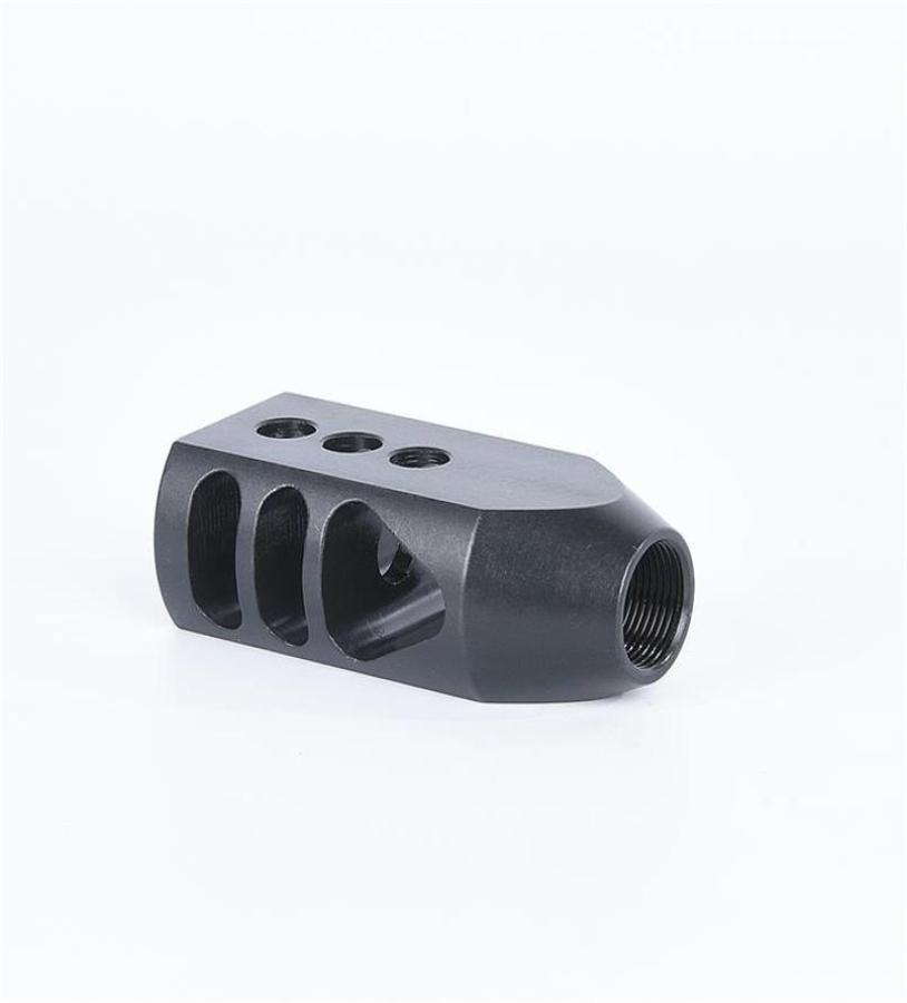 High quality 223 5 56 1 2x28tpi Threads Cometition Muzzle Brake with jam nut and crush washer205E6163947, Black
High quality 223 5 56 1 2x28tpi Threads Cometition Muzzle Brake with jam nut and crush washer205E6163947, Black