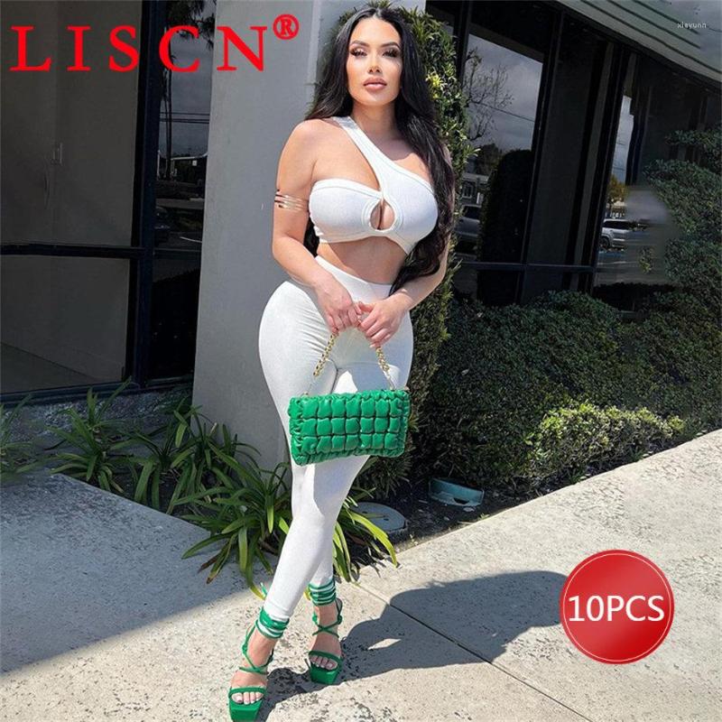 Women's Two Piece Pants 10 Pant Sets Bodycon Set Womens Outfits Hollow Out One Shoulder Crop Top And Legging Wholesale Items Tracksuit, White
Women's Two Piece Pants 10 Pant Sets Bodycon Set Womens Outfits Hollow Out One Shoulder Crop Top And Legging Wholesale Items Tracksuit, White