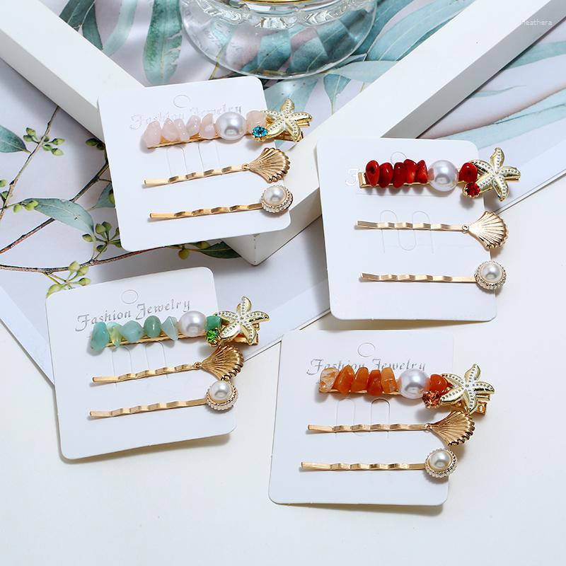 Hair Clips Pack Of 3 Creative Clip For Women With Inlaid Faux Pearl/resin Flower/nature Stone/shell Design Female Side Bangs
Hair Clips Pack Of 3 Creative Clip For Women With Inlaid Faux Pearl/resin Flower/nature Stone/shell Design Female Side Bangs