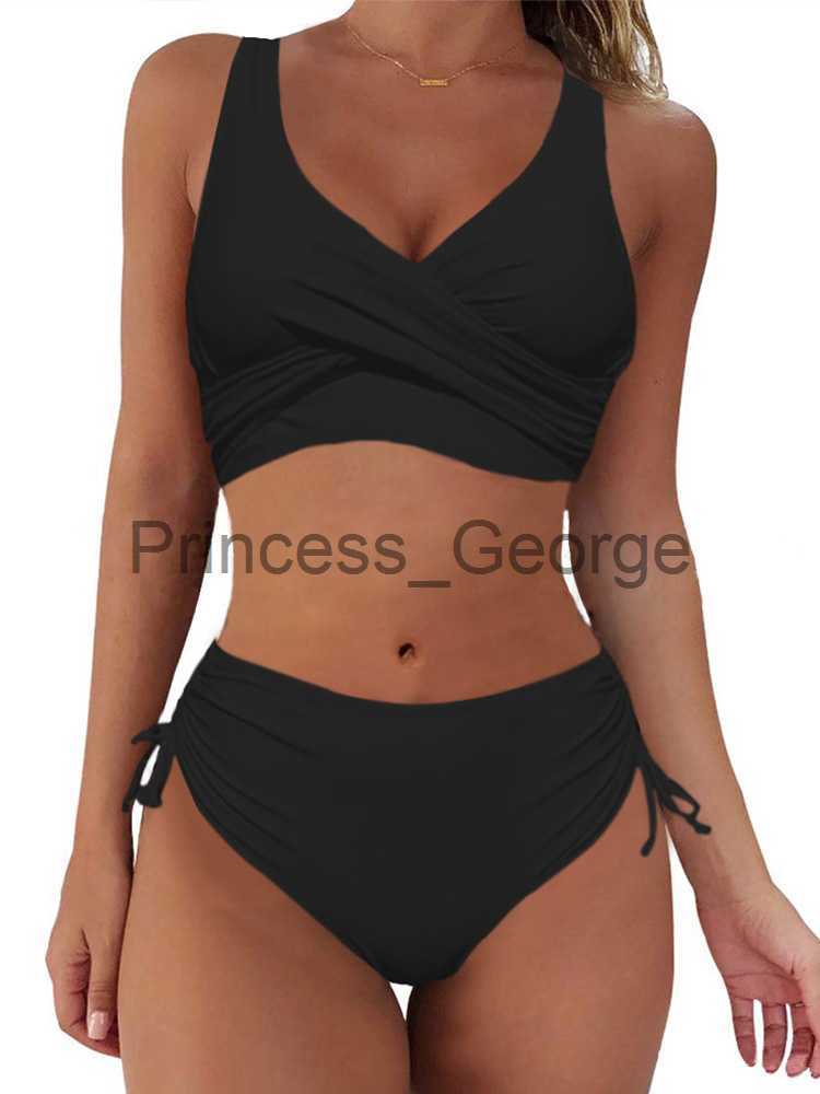Women's Plus Size Swimwear Soild Bikini 2023 Biquinis Feminino Swimsuit Women Bathing Suit High Waist Bikini Set Swimwear Sexy Bikinis Summer x0621, Balack
Women's Plus Size Swimwear Soild Bikini 2023 Biquinis Feminino Swimsuit Women Bathing Suit High Waist Bikini Set Swimwear Sexy Bikinis Summer x0621, Balack