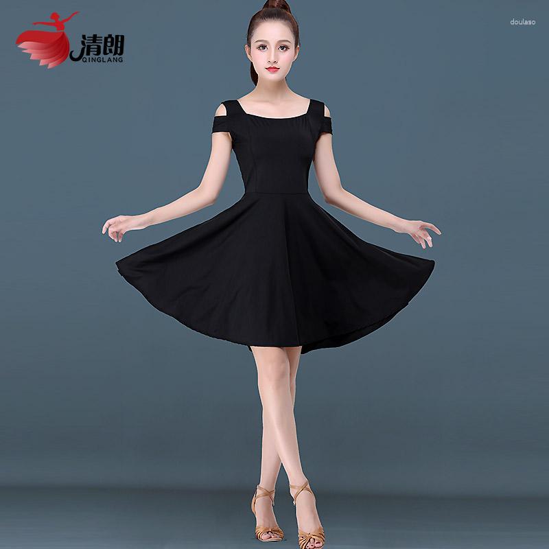 Stage Wear Women Dance Standard Latin Skirt Chacha & Rumba Competition Dress Adult Practice Dancewear Flamenco Costume 2 Colors B0016, Black
Stage Wear Women Dance Standard Latin Skirt Chacha & Rumba Competition Dress Adult Practice Dancewear Flamenco Costume 2 Colors B0016, Black