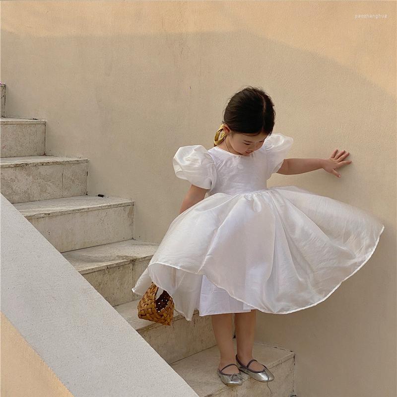 Girl Dresses Summer Kids Wedding Party Princess Angel White Puff Sleeve Backless Skirt Ball Gown Style
Girl Dresses Summer Kids Wedding Party Princess Angel White Puff Sleeve Backless Skirt Ball Gown Style