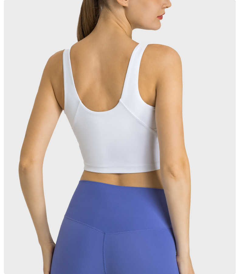 L-018 Yoga Yoga Fitness Top Women Tank Top Womens Clothing Gym Sports Top Vest External Wear Underwear Bra High Collar with Chest Pad Summer, Brown
L-018 Yoga Yoga Fitness Top Women Tank Top Womens Clothing Gym Sports Top Vest External Wear Underwear Bra High Collar with Chest Pad Summer, Brown