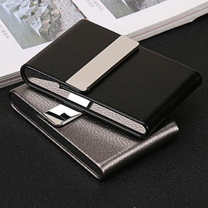 Card Holders PU Vertical Business Case Aluminum Alloy Holder Gift Purse Wallet Men, Black
Card Holders PU Vertical Business Case Aluminum Alloy Holder Gift Purse Wallet Men, Black