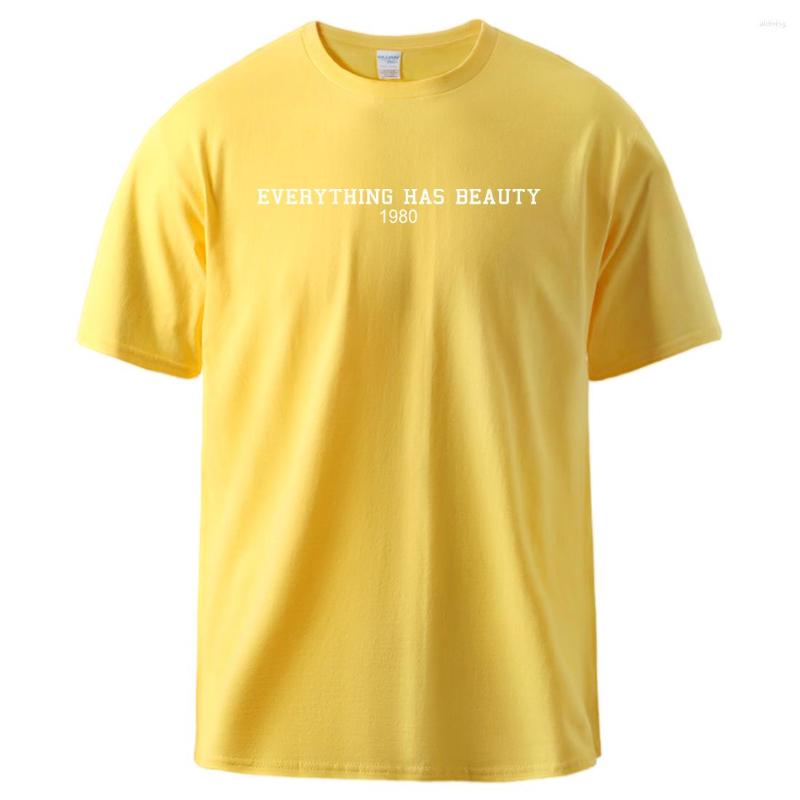 Men' T Shirts Ererything Has Beauty 1980 Printing Short Sleeved Men Breathable Soft Tshirts Fashion Casual Clothes Loose Cotton Daily, Blue
Men' T Shirts Ererything Has Beauty 1980 Printing Short Sleeved Men Breathable Soft Tshirts Fashion Casual Clothes Loose Cotton Daily, Blue