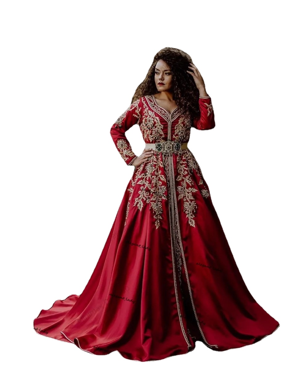 Red Moroccan Kaftan Wedding Dresses Muslim gold Embroidery Long Sleeves Crystal Arabic Algerian Bridal Dress vestido de noiva
Red Moroccan Kaftan Wedding Dresses Muslim gold Embroidery Long Sleeves Crystal Arabic Algerian Bridal Dress vestido de noiva