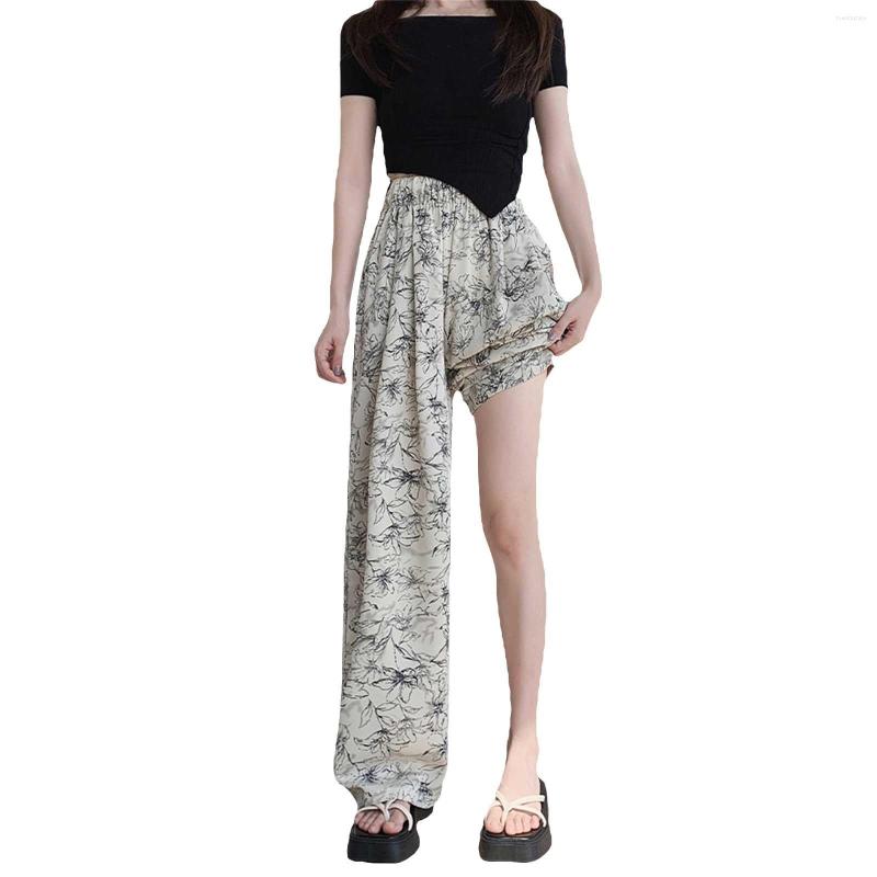 Women' Pants Women' High Waist Thin Ink Painting Tie Casual Female Trousers Summer Wide Leg, Khaki
Women' Pants Women' High Waist Thin Ink Painting Tie Casual Female Trousers Summer Wide Leg, Khaki