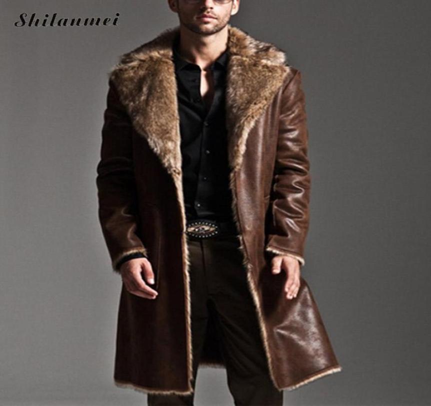 Whole New Fashion Men Winter Fur Leather Jacket Long Coats Both sides wear Thick Waterproof Reversible Men Overcoat Male Plus3407076, Purple
Whole New Fashion Men Winter Fur Leather Jacket Long Coats Both sides wear Thick Waterproof Reversible Men Overcoat Male Plus3407076, Purple