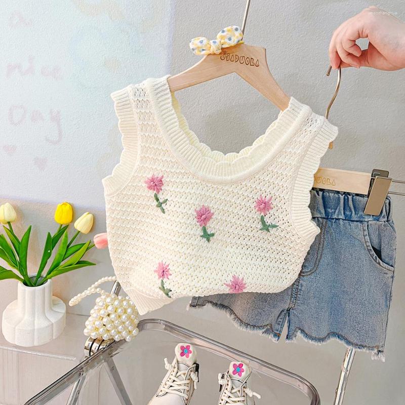 Clothing Sets Summer Baby Girls Hollowed Out Floral Vest Shorts Children Toddlers Infant Outfits Beach Vacation Princess Clothes, White
Clothing Sets Summer Baby Girls Hollowed Out Floral Vest Shorts Children Toddlers Infant Outfits Beach Vacation Princess Clothes, White