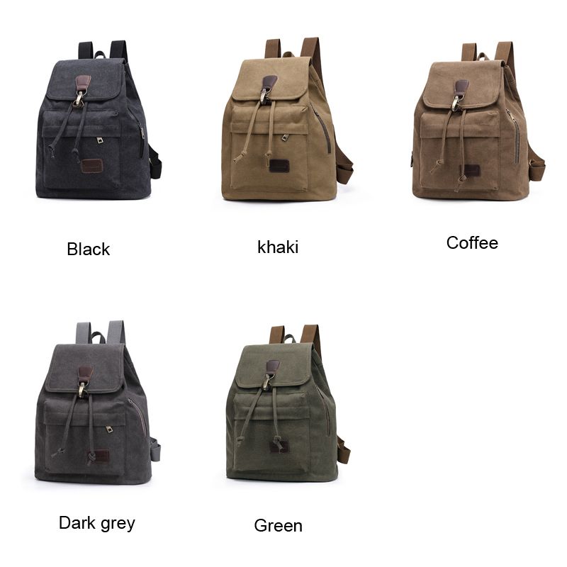 Retro Travel Backpack Student Bag Casual Female Canvas Leather Backpack Leisure bucket bag, Brown
Retro Travel Backpack Student Bag Casual Female Canvas Leather Backpack Leisure bucket bag, Brown