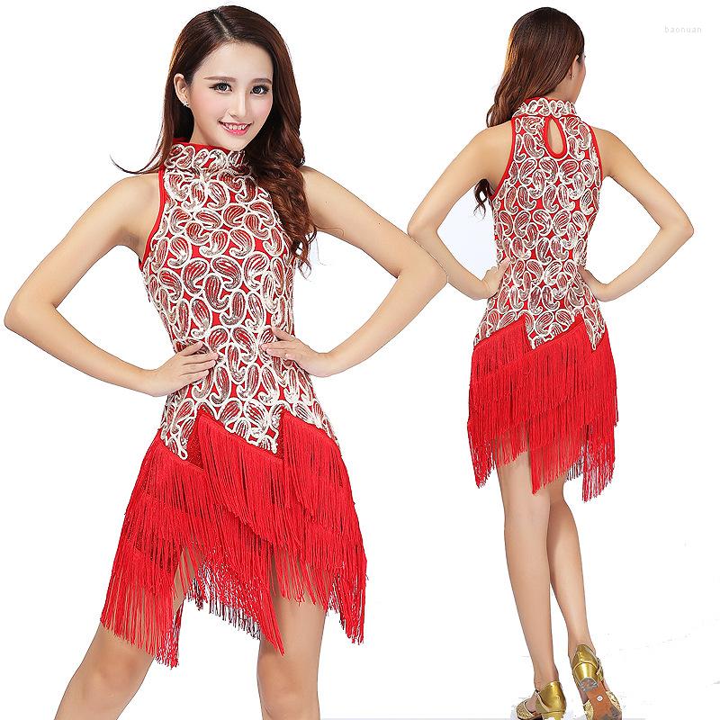 Stage Wear Lady Women Latin Practice Dance Ballroom Dress Costume Sequin Skirt Performance Bellydancing Dancer Clothes, Black
Stage Wear Lady Women Latin Practice Dance Ballroom Dress Costume Sequin Skirt Performance Bellydancing Dancer Clothes, Black