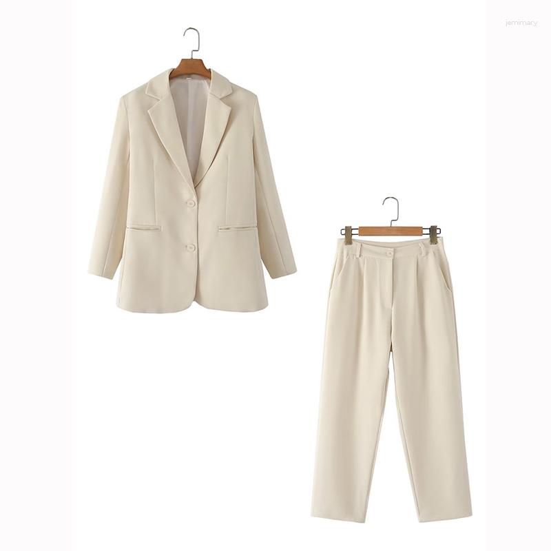 Women' Two Piece Pants 2023 Blazer Suit For Women Spring Single Breasted Slim Office Lady Solid Color Set Trousers Sets
Women' Two Piece Pants 2023 Blazer Suit For Women Spring Single Breasted Slim Office Lady Solid Color Set Trousers Sets