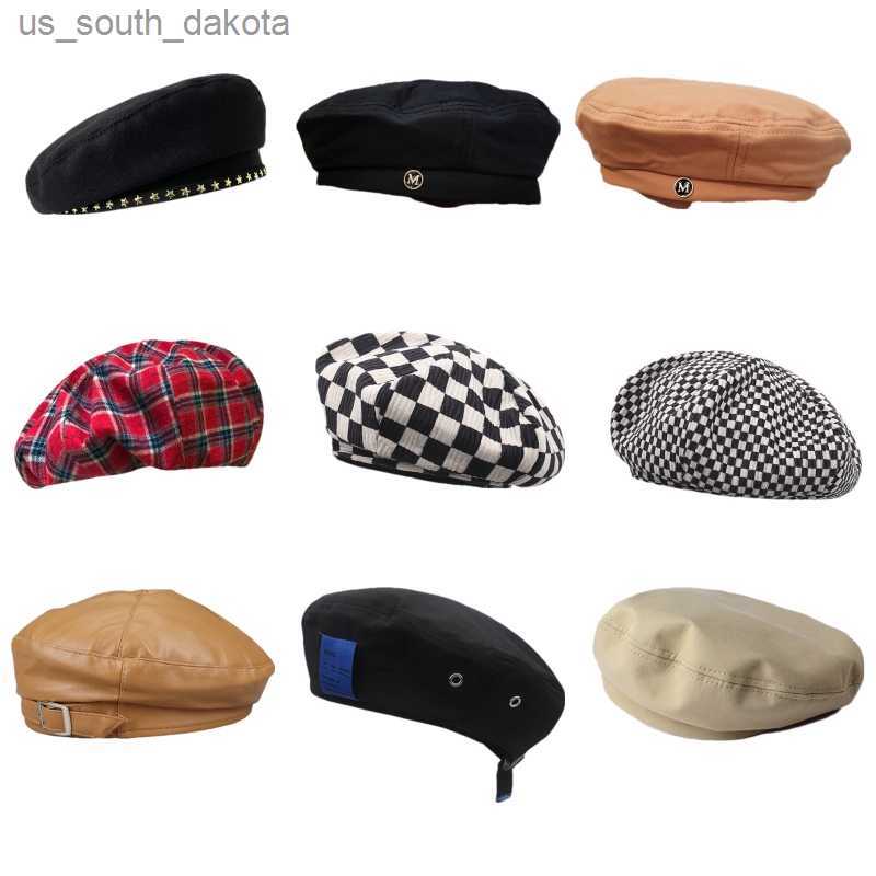 New Vintage Plain Beret Hats French Berets Cotton Artist Women Men Painter Hat Girls Female Fashion Streetwear Beanie Cap L230523, 027
New Vintage Plain Beret Hats French Berets Cotton Artist Women Men Painter Hat Girls Female Fashion Streetwear Beanie Cap L230523, 027