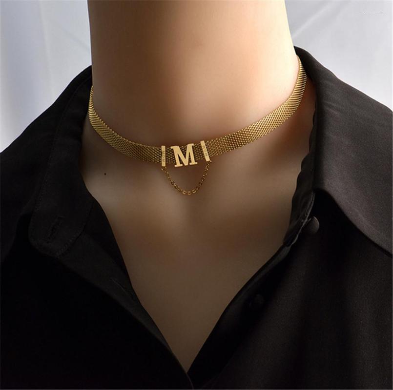 Pendant Necklaces 316L Stainless Steel M Letter High-quality Short Temperament Titanium Ladies Necklace No Fade
Pendant Necklaces 316L Stainless Steel M Letter High-quality Short Temperament Titanium Ladies Necklace No Fade