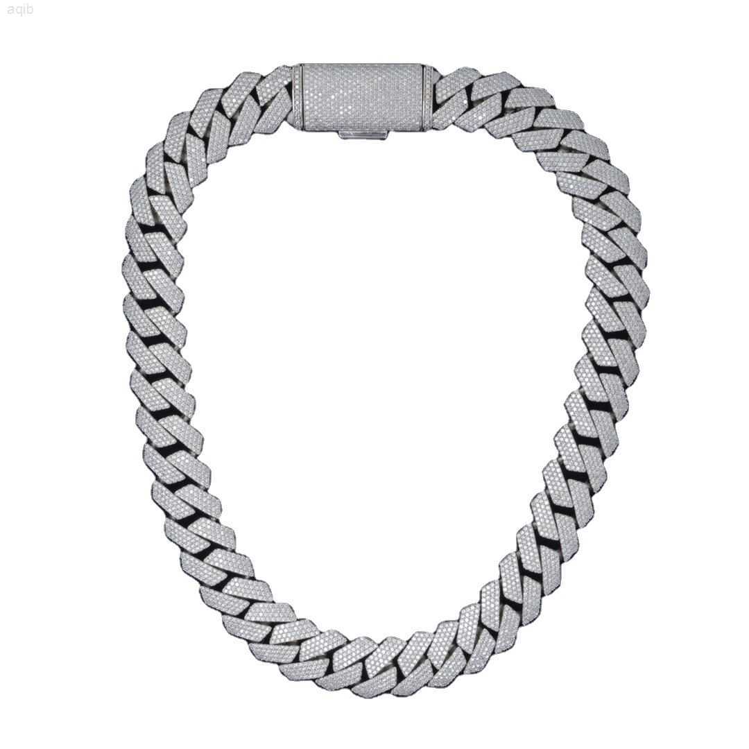 16mm 3 Rows Hip Hop Prong Setting Cuban Link Chain Vvs Moissanite Diamond Necklace
16mm 3 Rows Hip Hop Prong Setting Cuban Link Chain Vvs Moissanite Diamond Necklace