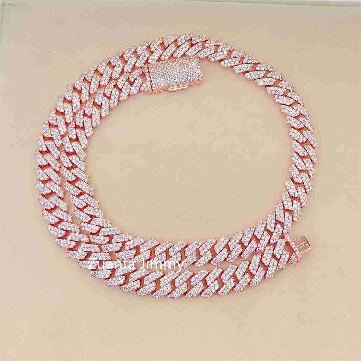 Fire Jewelry Iced Out Hip Hop Fashion Style 12mm Width Two Row Vvs1 Moissanite Miami Cuban Link Chain
Fire Jewelry Iced Out Hip Hop Fashion Style 12mm Width Two Row Vvs1 Moissanite Miami Cuban Link Chain