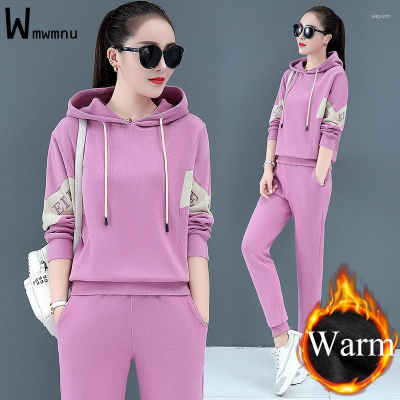 Women's Two Piece Pants Winter Add Velvet Women Sports Set Plus Lining Thicken Hooded Spliced Casual Pullover Sweatshirt Jogger Pant, Blue green
Women's Two Piece Pants Winter Add Velvet Women Sports Set Plus Lining Thicken Hooded Spliced Casual Pullover Sweatshirt Jogger Pant, Blue green