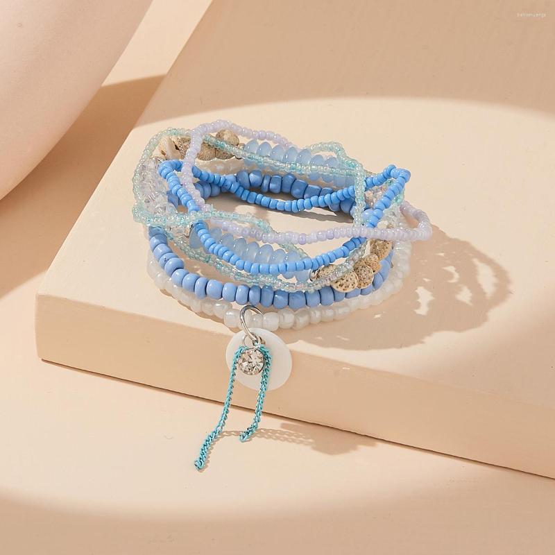 Charm Bracelets 7pcs Summer Beach Layered Bead Bracelet For Women Girls Friends Jewelry Gift
Charm Bracelets 7pcs Summer Beach Layered Bead Bracelet For Women Girls Friends Jewelry Gift
