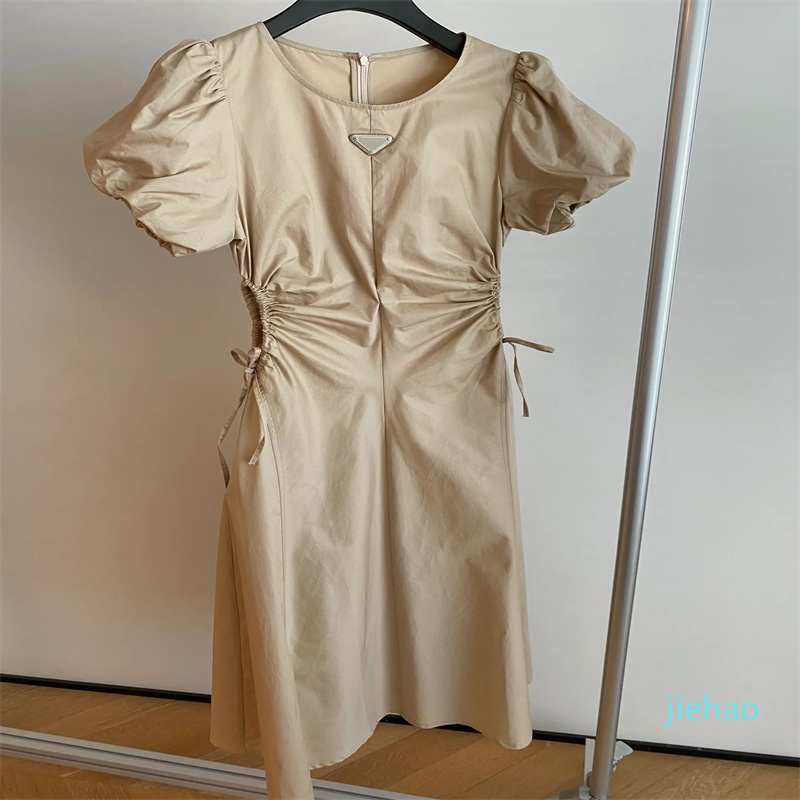 Casual Dresses Designer Dress Summer Women Dress U-neck Waist Up Dress Ins Date Wear Women Clothing, Khaki
Casual Dresses Designer Dress Summer Women Dress U-neck Waist Up Dress Ins Date Wear Women Clothing, Khaki