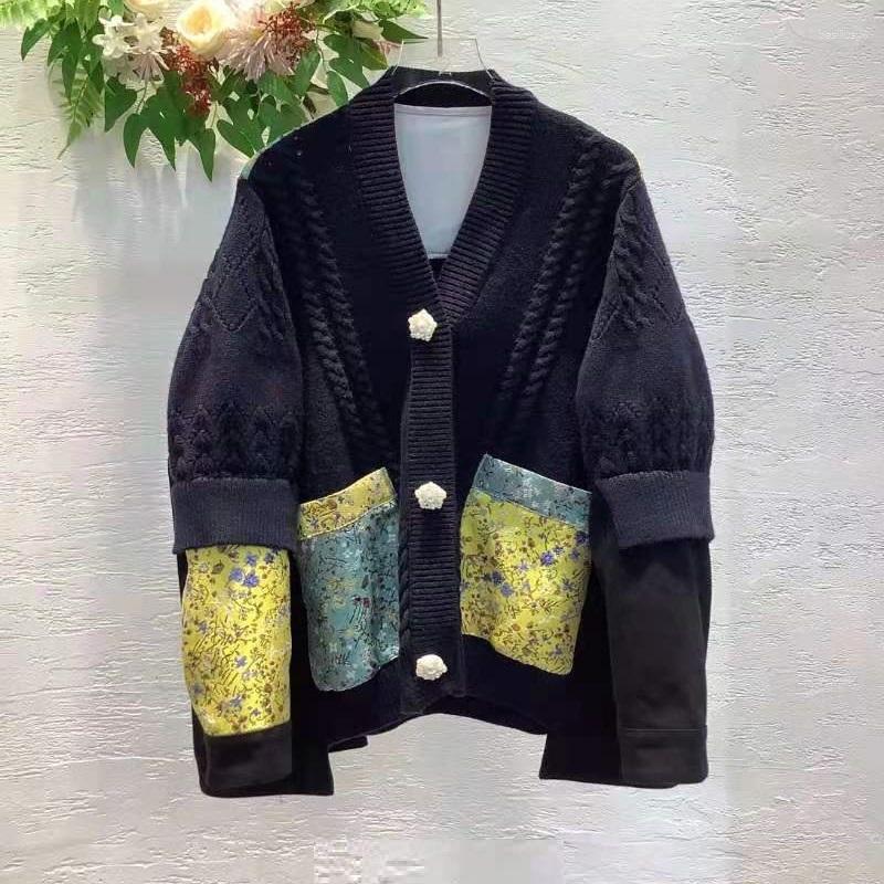 Women' Jackets 2023 Autumn Winter Fashion High Quality Denim Knitting Patchwork Long Sleeve Casual Cardigan Coats Outwear Apricot Black
Women' Jackets 2023 Autumn Winter Fashion High Quality Denim Knitting Patchwork Long Sleeve Casual Cardigan Coats Outwear Apricot Black