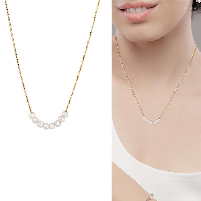 Chains Natural Pearl Beads Chic Exquisite Necklace Elegant Thin Chain Stainless Steel Minimalist Charm Collar Jewelry Women Party Gift
Chains Natural Pearl Beads Chic Exquisite Necklace Elegant Thin Chain Stainless Steel Minimalist Charm Collar Jewelry Women Party Gift