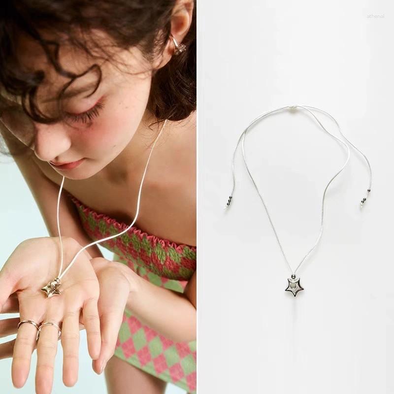 Pendant Necklaces Summer Sweet Cool Hollow Star Pentagram Necklace 2023 Trend Handmade Adjustable For Women Harajuku Y2k Jewelry
Pendant Necklaces Summer Sweet Cool Hollow Star Pentagram Necklace 2023 Trend Handmade Adjustable For Women Harajuku Y2k Jewelry