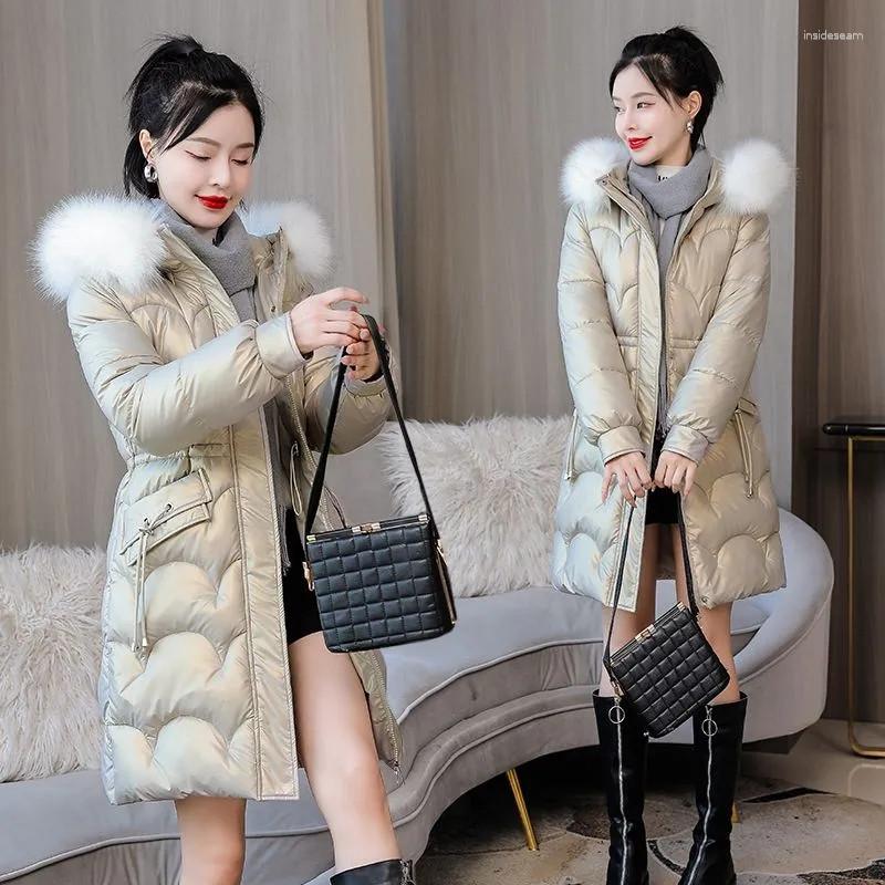 Women's Trench Coats 2023 Winter Parkas Down Cotton Jacket Women Thicken Warm Fur Collar Hooded Long Padded Coat Female Casual Slim Overcoat, Beige
Women's Trench Coats 2023 Winter Parkas Down Cotton Jacket Women Thicken Warm Fur Collar Hooded Long Padded Coat Female Casual Slim Overcoat, Beige