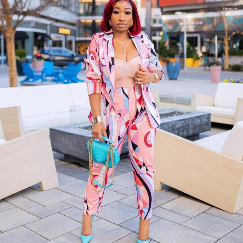 Women's Two Piece Pants EWSFV 2023 Spring And Autumn Fashion Commuter Printing Professional Suit Jacket Long Women Set, Blue
Women's Two Piece Pants EWSFV 2023 Spring And Autumn Fashion Commuter Printing Professional Suit Jacket Long Women Set, Blue