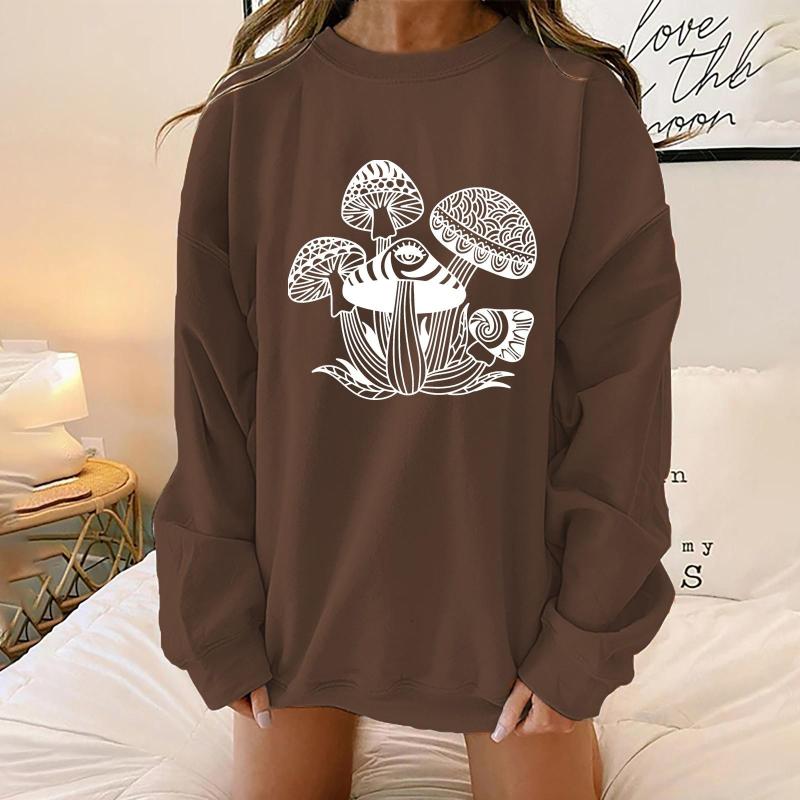 Women' Hoodies Women Cute Printed Loose Round Neck Pullover Long Sleeve Sweatshirts Top Comfy High Quality Simple Tops Ropa Mujer Fast, Black
Women' Hoodies Women Cute Printed Loose Round Neck Pullover Long Sleeve Sweatshirts Top Comfy High Quality Simple Tops Ropa Mujer Fast, Black