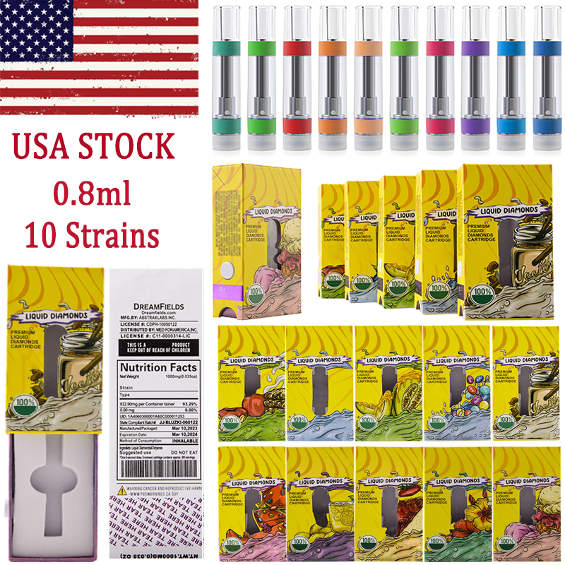 USA Stock Vape Cartridges Atomizers 0.8ml E Cigarettes Empty Carts 510 Thread Oil Vaporizers 10 Strains Disposable Starter Kits
USA Stock Vape Cartridges Atomizers 0.8ml E Cigarettes Empty Carts 510 Thread Oil Vaporizers 10 Strains Disposable Starter Kits