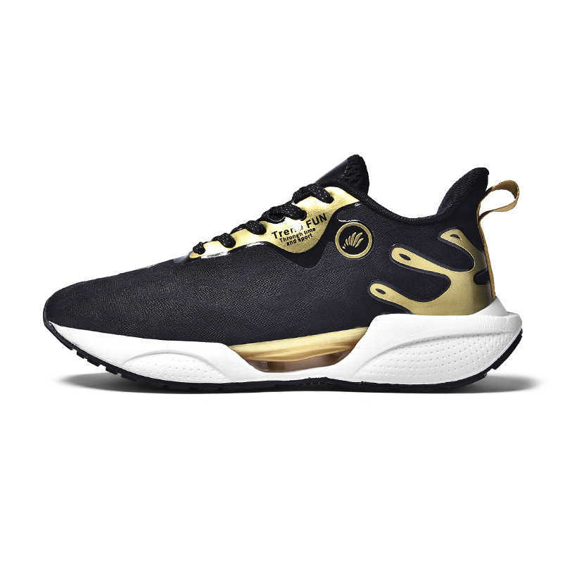 Lightweight Breathable Casual Running Shoes Mens Fashion Sneakers High Quality Trainers Size 39-46, Black gold
Lightweight Breathable Casual Running Shoes Mens Fashion Sneakers High Quality Trainers Size 39-46, Black gold