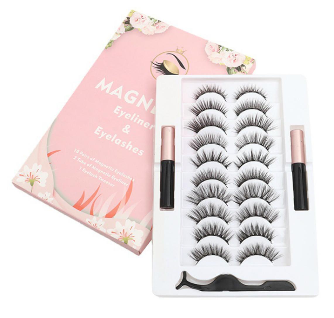 False Eyelashes Eyes Makeup Glue Ten pairs of magnetic Eyeliner suit to adsorb Natural Beautiful Confident2167654
False Eyelashes Eyes Makeup Glue Ten pairs of magnetic Eyeliner suit to adsorb Natural Beautiful Confident2167654