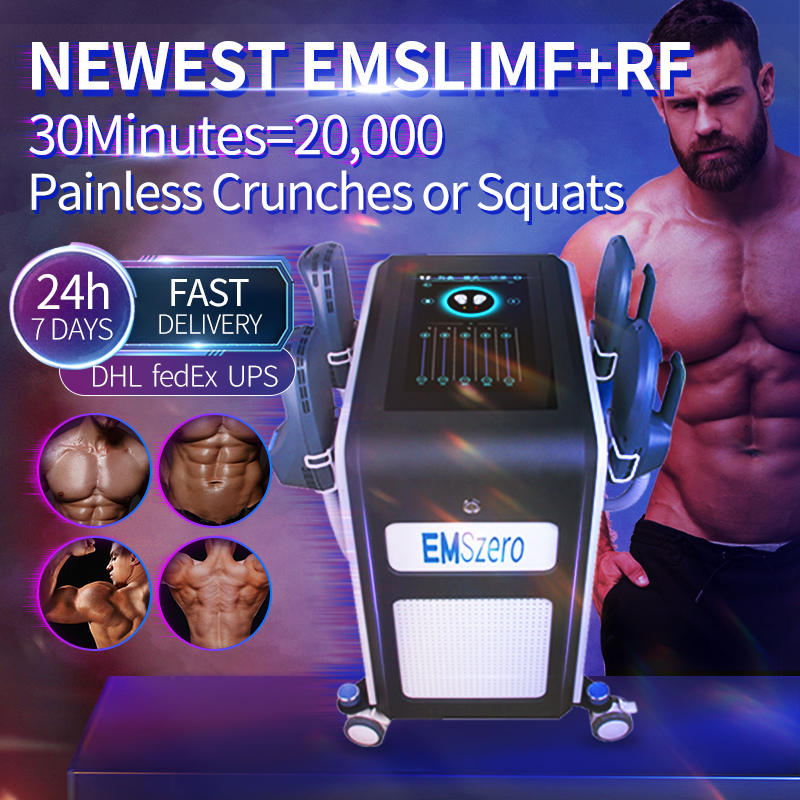DLS-EMSLIM Body Emszero 4 Handle Electromagnetic Muscle Stimulation Body Sculpting Lose weight Fat Burning Machine Salon
DLS-EMSLIM Body Emszero 4 Handle Electromagnetic Muscle Stimulation Body Sculpting Lose weight Fat Burning Machine Salon