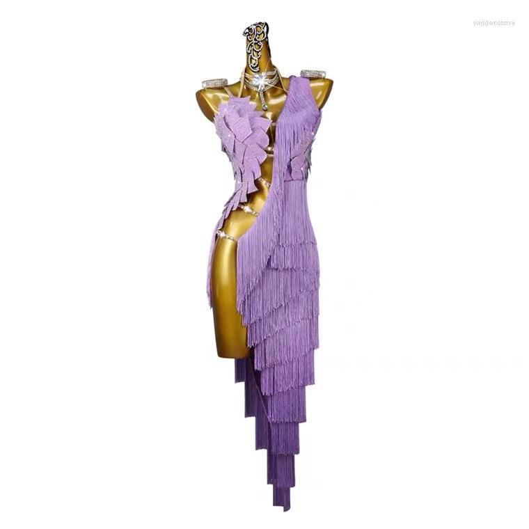 Stage Wear High-end Custom Latin Dress Woman Heavy Industry Tassel Cha-cha Tango Dance Costume Adult Professional Performance, Custom color
Stage Wear High-end Custom Latin Dress Woman Heavy Industry Tassel Cha-cha Tango Dance Costume Adult Professional Performance, Custom color