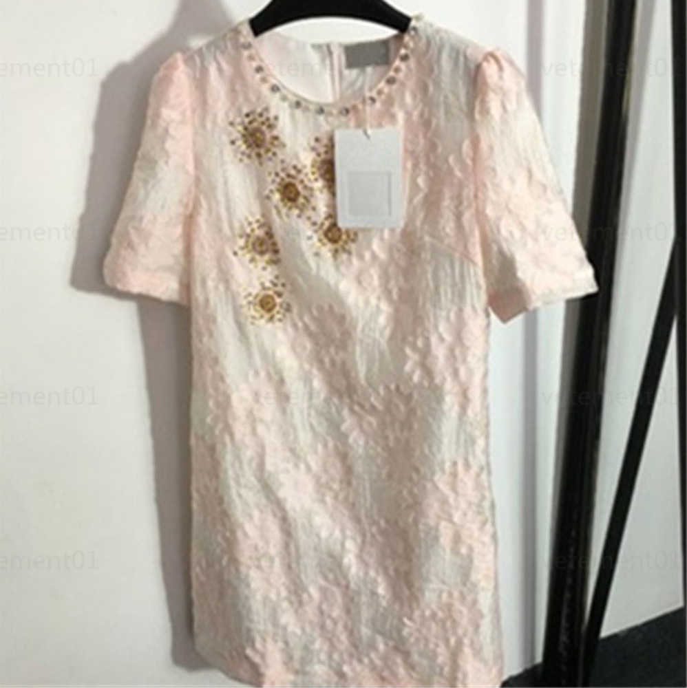 Summer Dress Girls Hanging-out Dresses Heavy Beading Sequins Flowers Light Pink -XL Pearl Round Neck Short Sleeve Fitted Party Dress 0607
Summer Dress Girls Hanging-out Dresses Heavy Beading Sequins Flowers Light Pink -XL Pearl Round Neck Short Sleeve Fitted Party Dress 0607