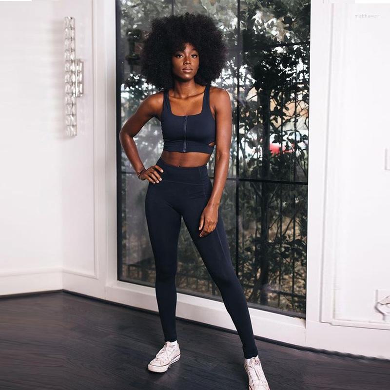 Women' Two Piece Pants Women Black Sportswear 2 Fitness Active Wear Seamless Yoga Workout Backless Zipper Crop Tops High Waist Leggings
Women' Two Piece Pants Women Black Sportswear 2 Fitness Active Wear Seamless Yoga Workout Backless Zipper Crop Tops High Waist Leggings