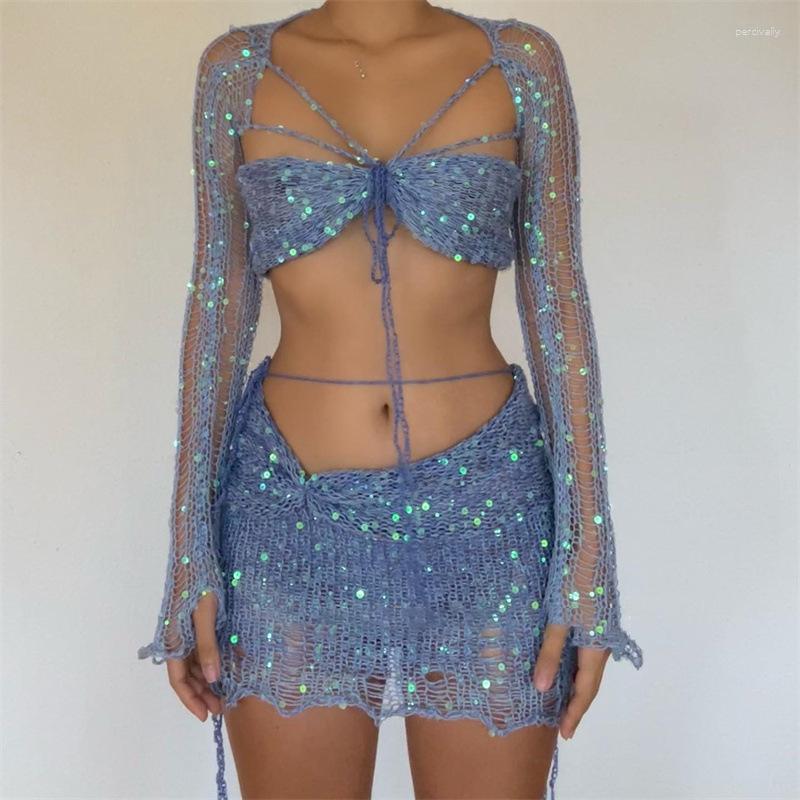 Work Dresses Hirigin Sequins Knitted Hollow Out Long Sleeve Crop Top And Midi Bodycon Skirt Two Piece Set Summer Women Beach Outfits, Blue
Work Dresses Hirigin Sequins Knitted Hollow Out Long Sleeve Crop Top And Midi Bodycon Skirt Two Piece Set Summer Women Beach Outfits, Blue