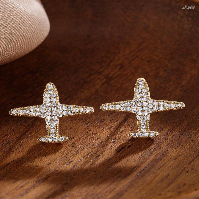 Stud Earrings Ladies Small Aircraft Personality Simple Temperament European Fashion Accessories 3A Zircon Party Casual Jewel
Stud Earrings Ladies Small Aircraft Personality Simple Temperament European Fashion Accessories 3A Zircon Party Casual Jewel
