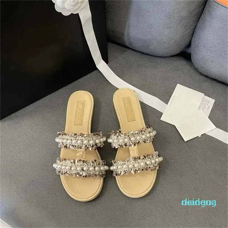 2023 Fashion Women Pearl Slippers Casual Designer Lady Pointy Toe Flats Pumps Shoes Party Shoes Bride Shoes, Beige
2023 Fashion Women Pearl Slippers Casual Designer Lady Pointy Toe Flats Pumps Shoes Party Shoes Bride Shoes, Beige