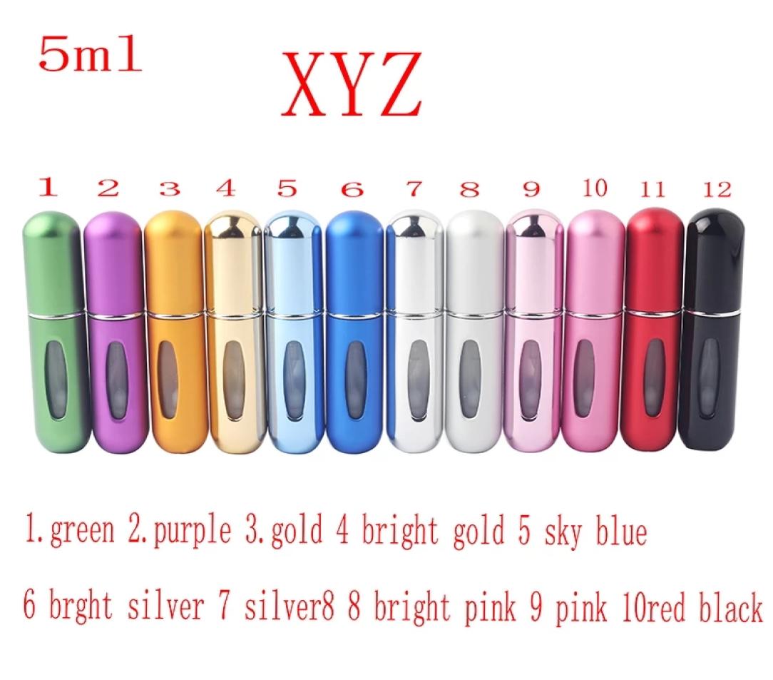 5ml perfume bottle makeup spray self pump rechargeable Aluminum Mini Parfum bottling Mixed Color2351797
5ml perfume bottle makeup spray self pump rechargeable Aluminum Mini Parfum bottling Mixed Color2351797