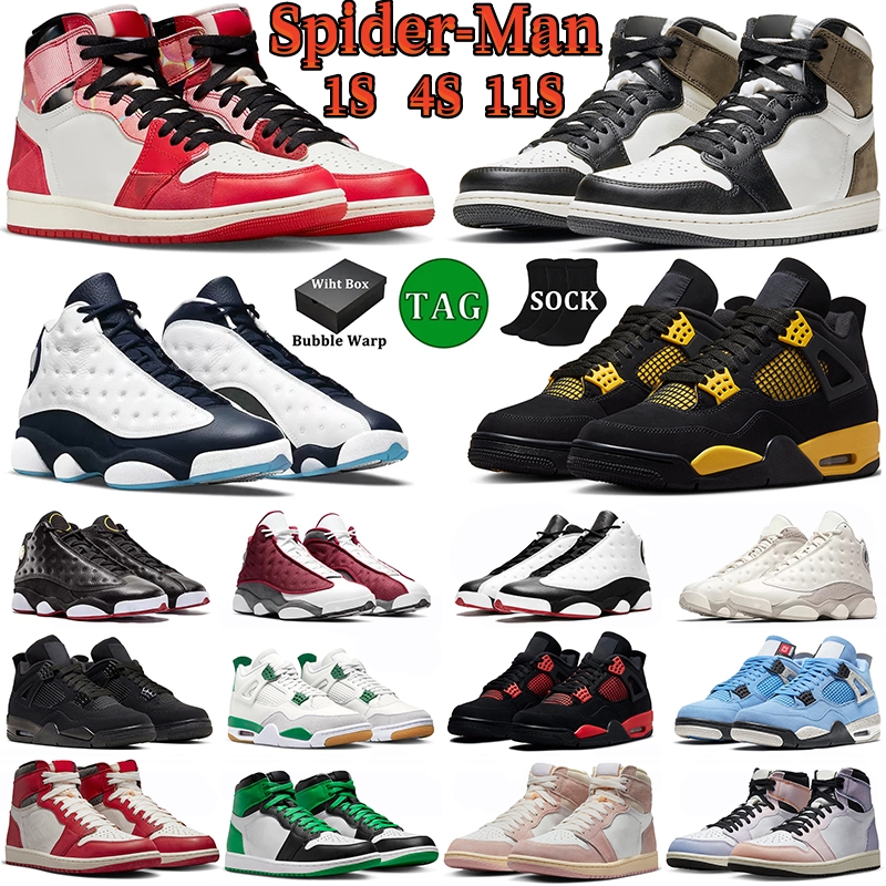 with box Jumpman 1 4 13 basketball shoes men women 1s Spider Man Dark Mocha Lost and Found 4s Thunder Black Cat Unversity Blue 13s Flint sports sneakers Size 36-47.5, Black cat 36-47
with box Jumpman 1 4 13 basketball shoes men women 1s Spider Man Dark Mocha Lost and Found 4s Thunder Black Cat Unversity Blue 13s Flint sports sneakers Size 36-47.5, Black cat 36-47