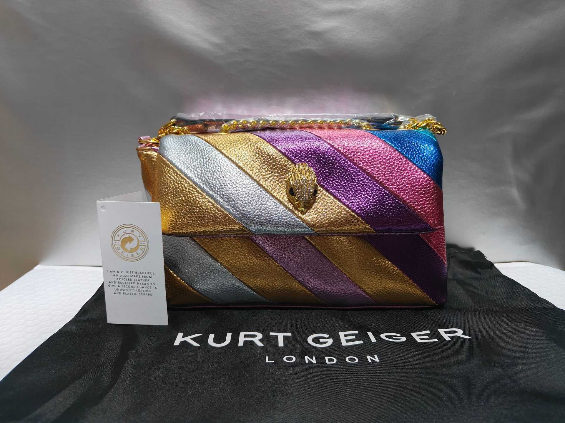 

kurt geiger handbags Women's bag color contrast patchwork cross body eagle head Kurt geiger London shoulder bag, Section b