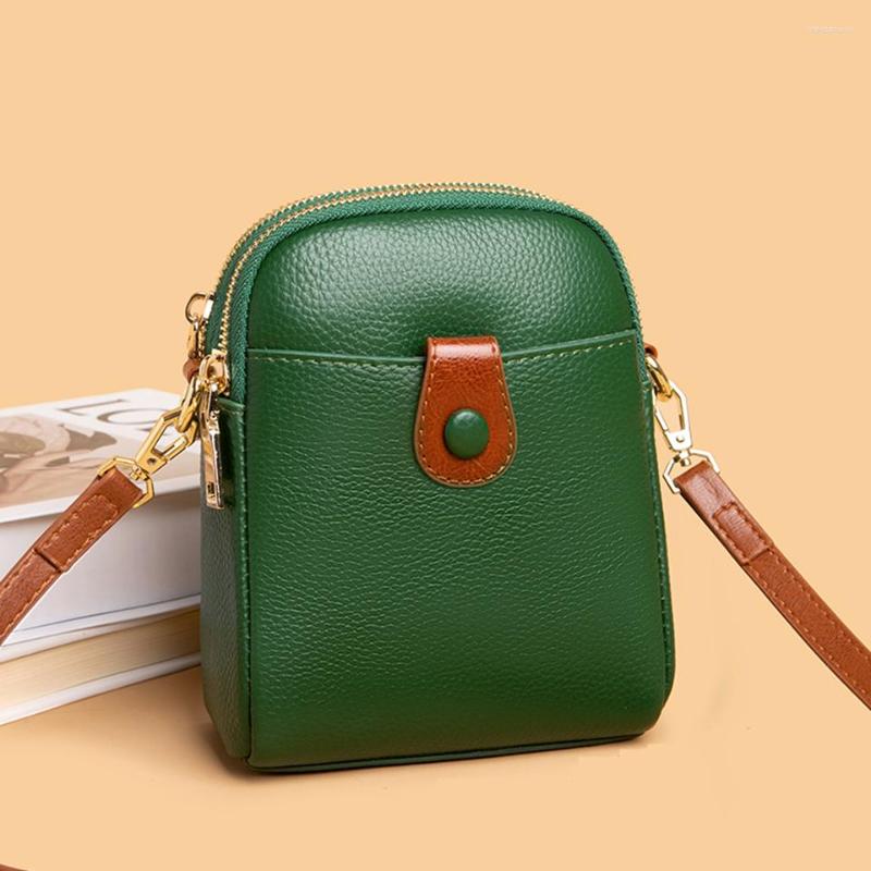 Evening Bags 2 Layers Phone Bag Genuine Leather Women High Quality Cowhide Handbag Purses Ladies Shoulder Messenger For, Black
Evening Bags 2 Layers Phone Bag Genuine Leather Women High Quality Cowhide Handbag Purses Ladies Shoulder Messenger For, Black