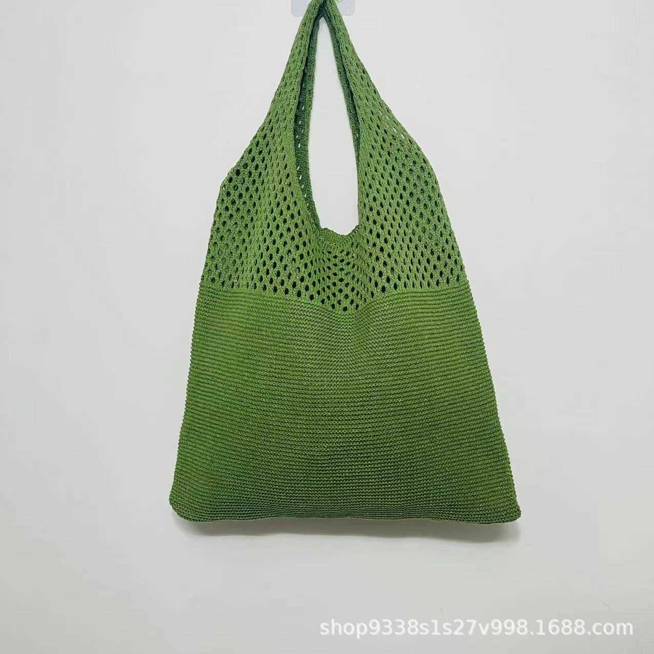 Korean Network's Same Chic Simple Hollow Bag Knitted Shoulder Bag Women's Tank Top Bag Fashion Tote Bag Versatile Bag, Wine
Korean Network's Same Chic Simple Hollow Bag Knitted Shoulder Bag Women's Tank Top Bag Fashion Tote Bag Versatile Bag, Wine