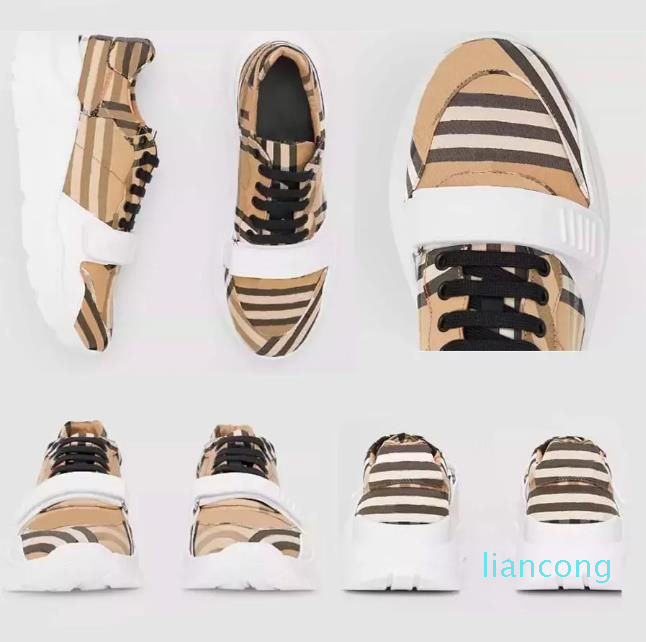 Luxury brand Casual Shoes sneakers Stripe Shoes Fashion trainer men and women color strip sneakers 35-45, #8
Luxury brand Casual Shoes sneakers Stripe Shoes Fashion trainer men and women color strip sneakers 35-45, #8