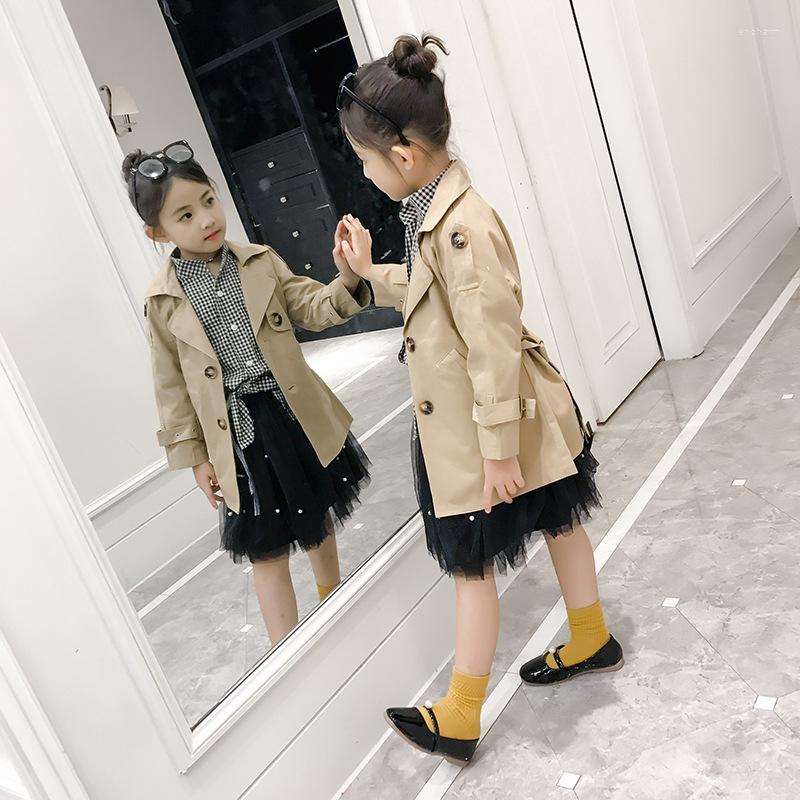 Jackets Brand Quality 2023 Children Girl Trench Coat Spring Autumn Button Belt Jacket Kids Clothes, Khaki
Jackets Brand Quality 2023 Children Girl Trench Coat Spring Autumn Button Belt Jacket Kids Clothes, Khaki
