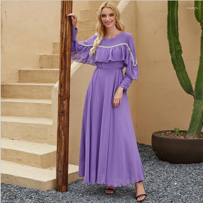 Ethnic Clothing Turkish Islamic Party Long Sleeve Muslim Dress Women Chiffon Abaya Ropa Arabe Moroccan Dresses Maxi Kimono Jalaba 2023
Ethnic Clothing Turkish Islamic Party Long Sleeve Muslim Dress Women Chiffon Abaya Ropa Arabe Moroccan Dresses Maxi Kimono Jalaba 2023