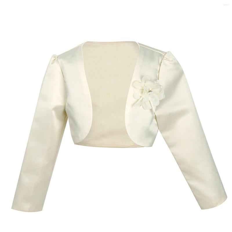 Jackets Kids Girls Long Sleeves Bolero Jacket Front With A 3D Flower For Decoration Shrug Short Cardigan Sweater Dress Casual Daily Wear, Pink
Jackets Kids Girls Long Sleeves Bolero Jacket Front With A 3D Flower For Decoration Shrug Short Cardigan Sweater Dress Casual Daily Wear, Pink