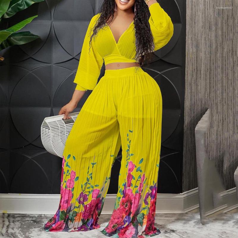 Women's Two Piece Pants 2 Pieces Set Women Outfits Sets Blouse & Long Trousers Printed Pleated Fashion Elegant Female Matching Clothes, White sets
Women's Two Piece Pants 2 Pieces Set Women Outfits Sets Blouse & Long Trousers Printed Pleated Fashion Elegant Female Matching Clothes, White sets